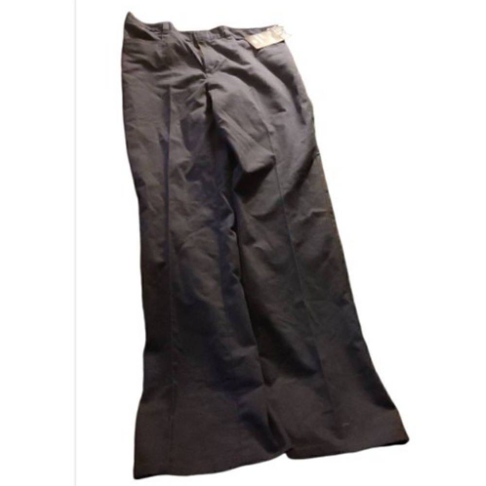 Dickies navy blue girls stretch flare bottom pants nwt (104)